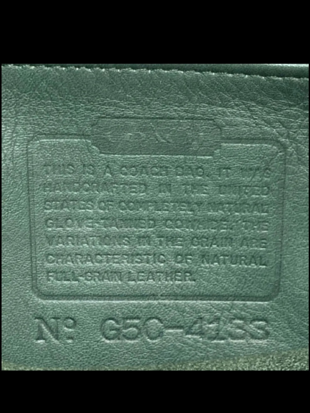 Vintage Coach Waverly Tote 4133 Bottle Green - Picture 10 of 10